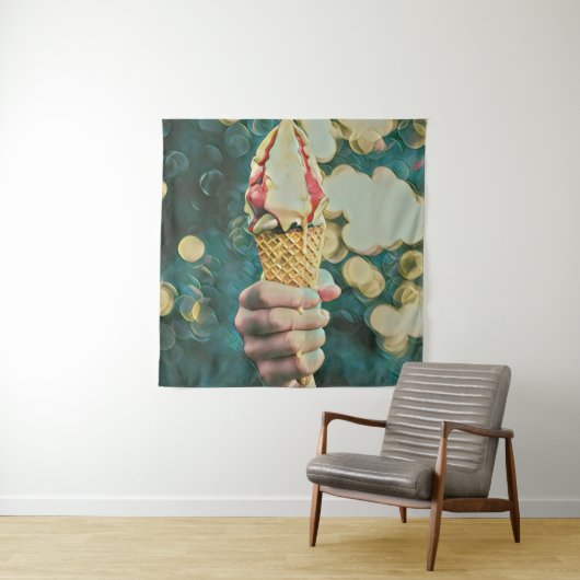 Eis-Lieblingsgeschenk Wandteppich (Beispiel)