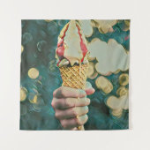 Eis-Lieblingsgeschenk Wandteppich (Vorderseite)