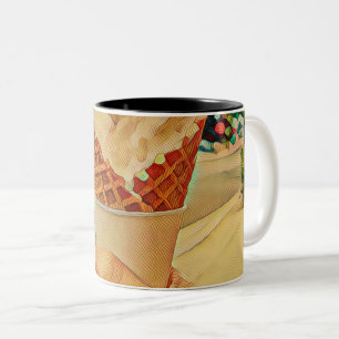 Eis-Lieblingsgeschenk Zweifarbige Tasse