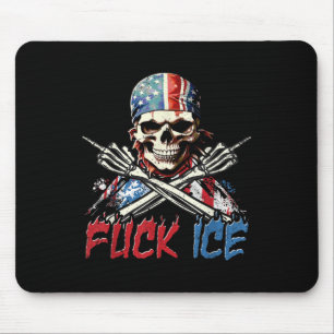 Eis lustig für Eis Retro Protest Abschiebung Not Mousepad