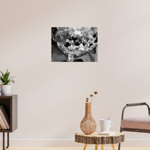 Eis mit filigraner Struktur Poster