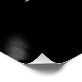 Eis-Mocha-Kaffee-Kunst Poster (Ecke)