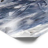 Eis Nicht EIS Fotodruck (Ecke)