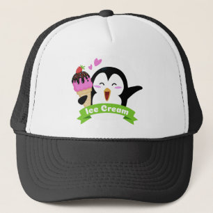Eis-Pinguin-Mützen Truckerkappe
