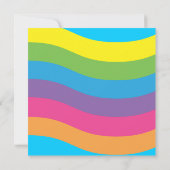 Eis Pop und Regenbogen Einladung (Rückseite)