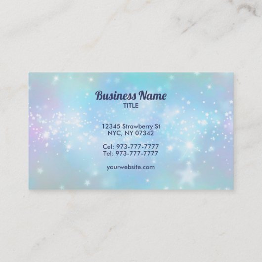 Eis-Pop - Visitenkarten Visitenkarte (Rückseite)