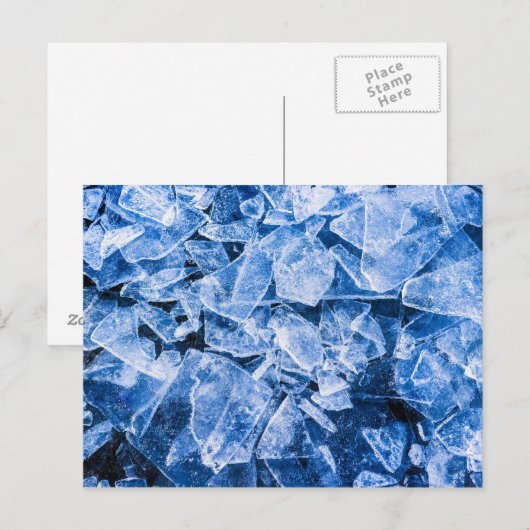 Eis Postkarte (Vorne/Hinten)