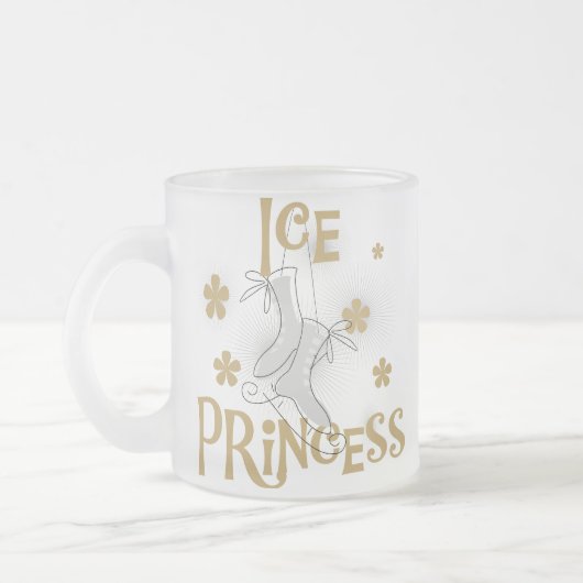 Eis-Prinzessin T-shirts und Geschenke Mattglastasse (Links)