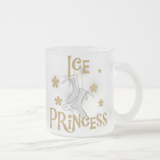 Eis-Prinzessin T-shirts und Geschenke Mattglastasse (Rechts)