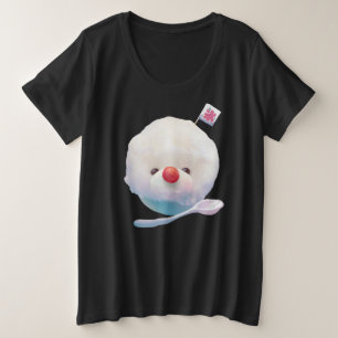 Eis-Puppy: Lächelnder Bichon-Sommer-Nachtisch Große Größe T-Shirt