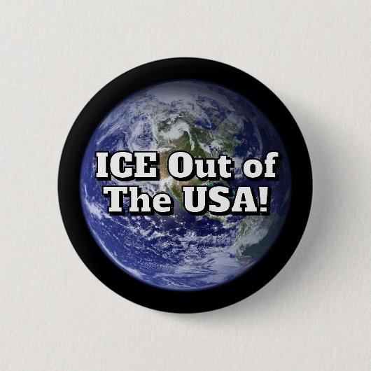 Eis raus aus den USA! Knopf Button (Vorderseite)