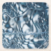 Eis Rechteckiger Pappuntersetzer (Vorderseite)