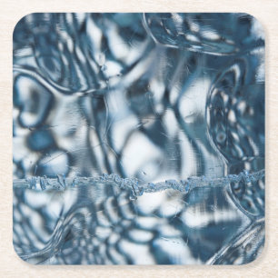 Eis Rechteckiger Pappuntersetzer