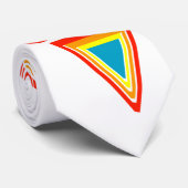 Eis Retro-Regenbogen Krawatte (Gerollt)