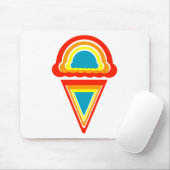 Eis Retro Regenbowz Mousepad (Mit Mouse)