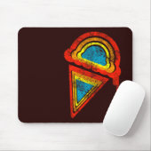 Eis Retro Regenbowz Mousepad (Mit Mouse)