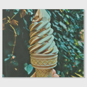 Eis-Rezept Geschenkpapier (Flach)