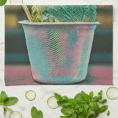 Eis-Rezept Geschirrtuch (Gefaltet)