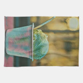 Eis-Rezept Geschirrtuch (Horizontal)