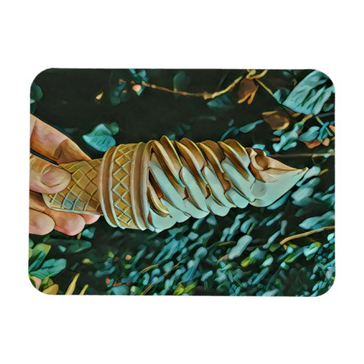 Eis-Rezept Magnet (Horizontal)