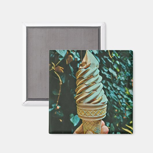 Eis-Rezept Magnet (Vorderseite/Rückseite)