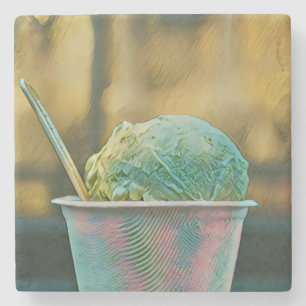 Eis-Rezept Steinuntersetzer