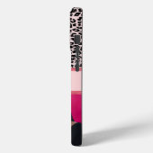 Eis rosa Leopard Print Foto Collage Case-Mate iPhone Hülle (Rückseite / Links)