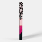 Eis rosa Leopard Print Foto Collage Case-Mate iPhone Hülle (Rückseite / Rechts)