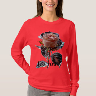 " Eis Rose " Langschlauch entwickelt T-Shirt