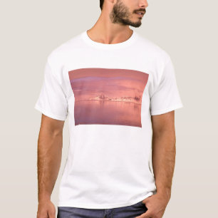 Eis, Schnee, Eisberge in den Kanälen entlang der T-Shirt