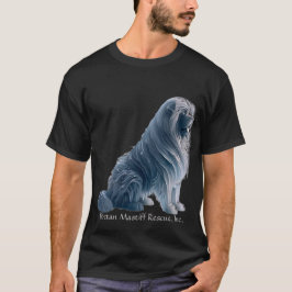 Eis sitzend tibetischer Mastiff Black T - Shirt