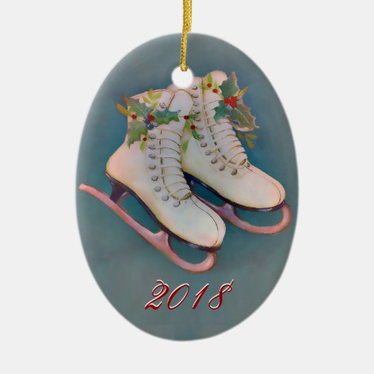 Eis-Skate 2018 Keramikornament (Vorne)
