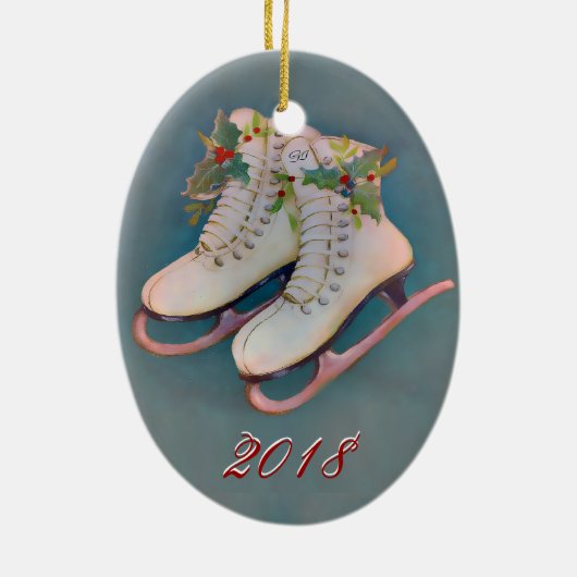 Eis-Skate 2018 Keramikornament (Hinten)