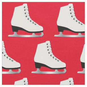 Eis Skate Abbildung Skaten Rink Rot Stoff