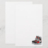 Eis-Skate Briefpapier (Vorne/Hinten)