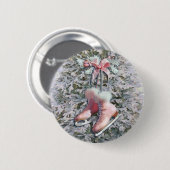 EIS-SKATE im ROSA durch SHARON SHARPE Button (Vorne & Hinten)