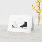 Eis-Skate Karte (Gelbe Blume)