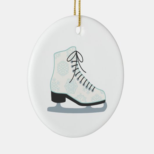 Eis-Skate Keramik Ornament (Rechts)