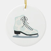 Eis-Skate Keramik Ornament (Vorne)