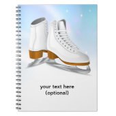 Eis-Skate-Notizbuch Notizblock (Vorderseite)