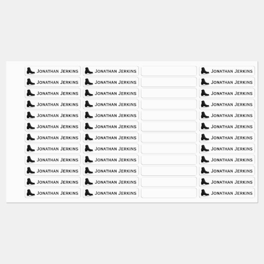 Eis-Skate- oder Eisen-On-Logo-Labels Etiketten (Blatt)