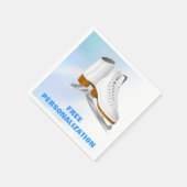 Eis Skate Paper Napkins Serviette (Ecke)