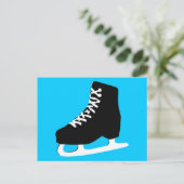 Eis-Skate Postkarte (Stehend Vorderseite)
