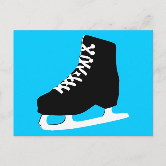 Eis-Skate Postkarte (Vorderseite)