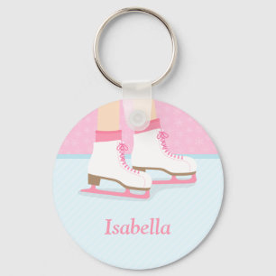 Eis-Skate-Skaten-Eisbahn für Mädchen Schlüsselanhänger
