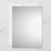 Eis Skate Skaten silber glänzend braun rot Einladung (Rückseite)