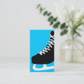 Eis-Skate Visitenkarte (Stehend Vorderseite)