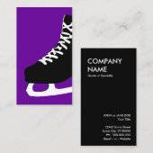 Eis-Skate Visitenkarte (Vorne/Hinten)