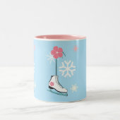 Eis-Skate Zweifarbige Tasse (Mittel)