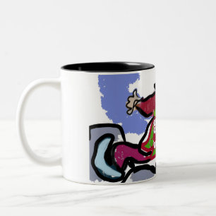 Eis-Skate Zweifarbige Tasse